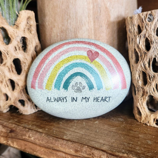 "Always In My Heart" Pet Memory Stone