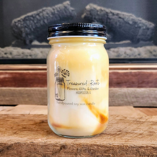 "Lemongrass Sandalwood" Soy Mason Jar Candle