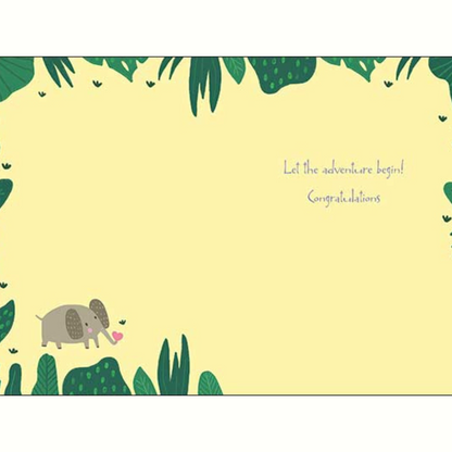 New Baby Card: Welcome Little Friend
