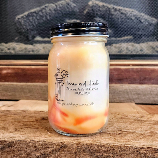 "Pineapple Orange" Soy Mason Jar Candle