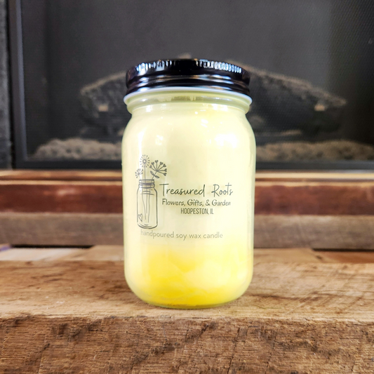 "Sunburst Lemon Bars" Soy Mason Jar Candle