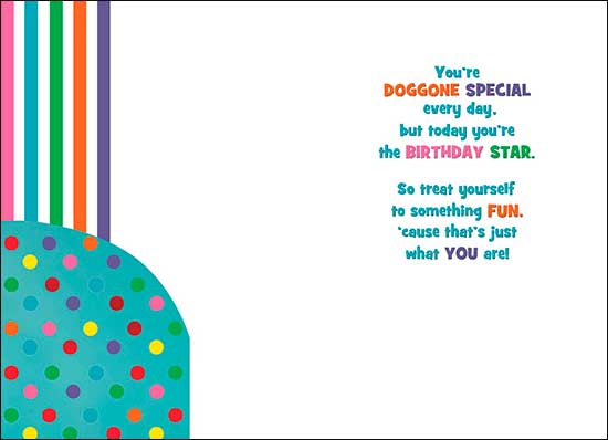Birthday Card: Treat yourself to something fun!