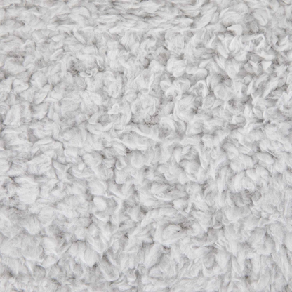 Light Grey Plush Sherpa Throw Blanket 50 x 60